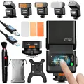 Godox iT32 TTL Mini Kamera Blitz mit X5-S Auslöser für Sony, 2.4G HSS 1/8000s Blitzgerät, Kompatibel mit Sony ZV-E10 a7IV a9III a6400 a6700 a7III a7CII a6000 a7C a6100 a7SIII ZV-E10 II a6500 RX10