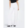 ONLY High-waist-Jeans ONLMADISON BLUSH HW WIDE DNM CRO NOOS weiß M (38)