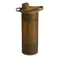GRAYL GeoPress 710ml Outdoor Wasserfilter Trinkwasser I Eliminiert 99,99% aller Bakterien und Viren I Perfekt für Camping, Survival und Reisen (Coyote Brown)