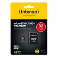 INTENSO Klasse 10 UHS-1, Micro-SD Speicherkarte, 32 GB