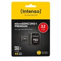 6 Stk. Intenso microSDHC Card 32GB 3423480 microSD-Karten microSDHC