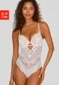 JETTE Body aus floraler Spitze mit Push-up-Effekt, sexy Dessous, Reizwäsche