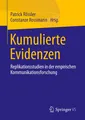 Constanze Rossmann (u. a.) | Kumulierte Evidenzen | Taschenbuch | Deutsch (2017)