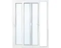 Schiebetür Kunststoff weiß 1800x2000 mm