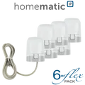 6er Set - Homematic IP Stellantrieb - motorisch - HmIP-VDMOT