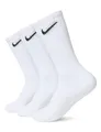 Nike Unisex Everyday Cushion (3 Pairs) Crew trainingssocken 3 Paar , Weiß / Schwarz, S EU