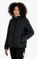 Champion Funktionsjacke Steppjacke - leichte wattierte Kapuzenjacke in Kontrastoptik - schwarz