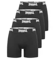 Lonsdale Herren Boxershorts 4er-Pack West CHALLOW XL, Black