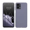 kwmobile Handyhülle für Motorola Moto G23 / Moto G13 Hülle - TPU Case - Kabelloses Laden - Schutzhülle Cover in Lavendelgrau