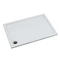 AQUABAD Duschwanne/Duschtasse | Basic Smooth White 90x100cm Rechteck
