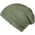 Enter the Complex® Leichte Beanie Mütze, Herren und Damen, Übergangsmütze, Sommer Beanie, Dünne Kopfbedeckung, Baumwolle (Jersey), S/M, Olive