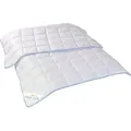 PROCAVE TopCool Qualitäts-Bettdecke für den Sommer 135x200 cm - kochfeste Sommerbettdecke, kochfeste Steppdecke, Leichtbett atmungsaktiv & wärme... - Weiß