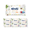 Kindii Extra Soft Aloe Feuchttücher – (12x60 Stück) Feuchttücher für Babys und Kinder – Aloe Vera, schützend, zarter Duft – 720 Stück