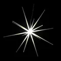 XXL 3D LED Stern zum Hängen Weihnachtsbeleuchtung Weihnachtsstern DIA 51cm Außen Batterie