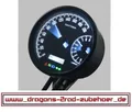 Daytona VELONA-W Digital Tachometer + Drehzahlmesser + Kontrollanzeigen  D=80mm
