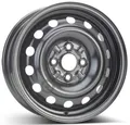 4x Stahlfelgen ALCAR-STAHLRAD 6545 Black 5,5x14 ET45 LK4 100 14 Zoll Felgen Stah