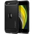 Handyhülle für iPhone SE 2022/2020 Spigen Case Cover Etui Hülle Schwarz
