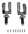 Duravit Ersatzteile Scharnierpaar für WC-Sitz 1930 (ab 10/2023) - Chrom - 0061221000