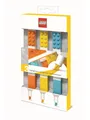 Euromic LEGO Stationery Highlighters 3 pcs. ORANGE YELLOW TURQUOISE packed in colour box