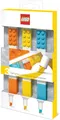 LEGO IQ Stationery 3er-Pack Textmarker mit 4x2 Bausteinen – Gelb, Orange, Blau