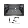OMAC Multiflexboard Schienen 2X kompatibel mit VW T5 Multivan 2003-2015 mit Unterlage Schrauben