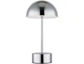 OTTO HOME LED Tischleuchte Briia - Akku Tischleuchte mit CCT , chromfarben, 1, Ø 16cm H: 28cm, 1 Stk., Leuchten, Touchdimmer, CCT, USB, Akkulampe, dimmbar, warmweiß - kaltweiß, LED Tischleuchte