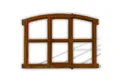 Aubaho Dekoobjekt Stallfenster, Fenster, Gussfenster, Gußeisenfenster, Eisenfenster, Ant