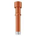 Helios Ventilatoren Dachhaube ziegelrot ND 125 DH 125 R Lufteinlass/Luftauslass