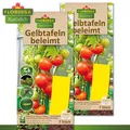 Florissa 2 Pack à 7 Stück Gelbtafeln Trauermücke Weiße Fliege Minierfliege