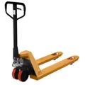 pro-bau-tec Hubwagen, hydraulisch, mit Nylonbereifung, max. Tragkraft: 2500 kg - gelb