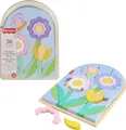 Fisher-Price HXT97 - Blumengarten Holz-Puzzle mit Stapelblöcken