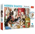Trefl Puzzle Hidden Shapes Hunde Spaß, 1043 Puzzleteile
