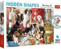 Puzzle 1043 elementy. Hidden Shapes. Psia zabawa