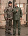 Regenanzug oliv, Jacke+Hose! Nässeschutz, Camping, Outdoor, Military     -NEU-