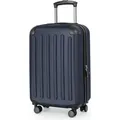 Hauptstadtkoffer - Spree - Leichtes Handgepäck 55x35x20 cm, Hartschalen-Koffer Flugzeug Kabinen-Trolley, Reisekoffer 4 Doppel-Rollen - 2,3 kg - 33... - Dunkelblau