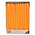 Papstar 10393, Rund, Orange, 7 h, 50 Stück(e)