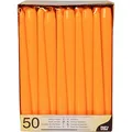 STARPAK Kerzen orange, 50 St.