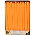 STARPAK Kerzen orange, 50 St.