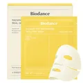 BIODANCE Radiant Vita Niacinamide Real Deep Mask, Overnight Hydrogel Maske, Hauttonkorrektur, Hautstrukturverfeinerung, strahlender Teint, koreanische Hautpflege, 34 g x 4 Stück