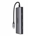 UGREEN CM498 6-in-1-USB-C-Multifunktionsadapter 2x HDMI, 2 x USB A, USB C