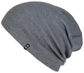 Enter the Complex® Merino Mütze Herren, Beanie Damen, 100% Merino Wolle, Warm und Dünn, Zweilagige Strickmütze, Grau