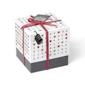 SURPRISA Geschenkbox, Rätselbox Geldgeschenke Verpackung, Gutscheine zum Hochzeit, Valentinstag, Hochzeitstag, Herzrätsel, Größe M (16cm)