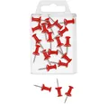 WEDO Pinnnadel 20 Pinnnadeln in Diabolo-Form - rot, Nadellänge = 1,1 cm