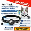 PurrTrack™ Intelligenter GPS Tracker Halsband Katze | Ohne Abo | Android & iOS!: Für iOS (Apple)