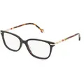 Carolina Herrera 0097 Damen-Brille inkl. Gläser Vollrand Eckig Acetat-Gestell 54mm/16mm/145mm, braun
