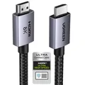 HDMI 2.1 Kabel 8K 60Hz 4K 240Hz 165Hz 144Hz 120Hz 48Gbit/s High Speed 2 Meter