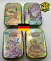 Pokémon Prismatische Entwicklungen # 4x Mini Tin / Dose # Deutsch # NEU & SEALED