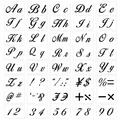 Aipaide 40 Stück Buchstaben Schablonen, wiederverwendbare Kunststoff Alphabet Schablonen, Kalligraphie Groß und Kleinbuchstaben Schablone, 21x15cm