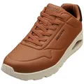 Skechers Herren UNO Harry Kane AirSneaker, Braun Duraleather Brown Suede, 43 EU