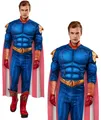 Homelander Deluxe Erwachsener Film TV Superheld Herren Kostüm Zum Verkleiden